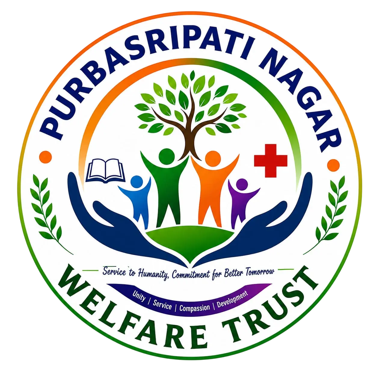 Purbasripati Nagar Welfare Trust Logo